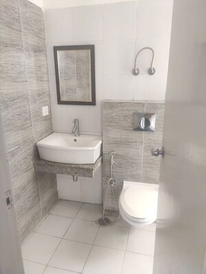 Bathroom in 3 BHK Apartment at Orchid Island, Sector 51 – for Rent