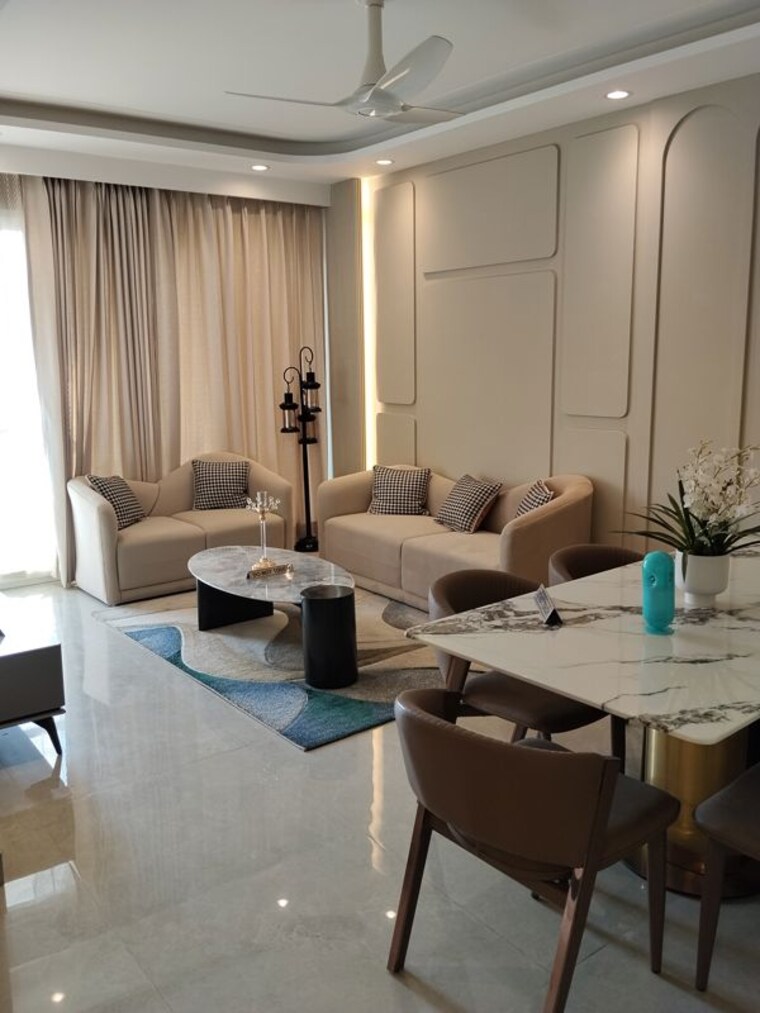 Living Room, sector 82a 3 Bedroom 1080 Sq.Ft. Builder Floor In Sector 82a Gurgaon 10593907