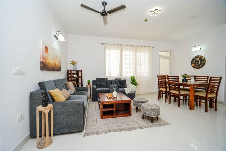 Living Room, ss-the-coralwood 3 Bedroom 1750 Sq.Ft. Apartment In Sector 84 Gurgaon 10593942