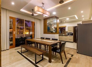 Dining area in 5 BHK Independent House at Wheeler Road – for Rent