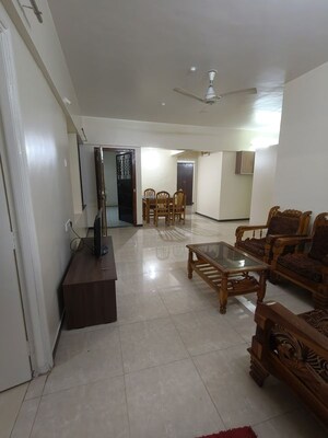 Living Room in 3 BHK Apartment at Vasudha Sai Simran, Aundh – for Rent