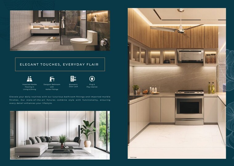 Kitchen, gajra-bhoomi-serenity 2 Bedroom 1220 Sq.Ft. Apartment In Kharghar Navi Mumbai 10593965
