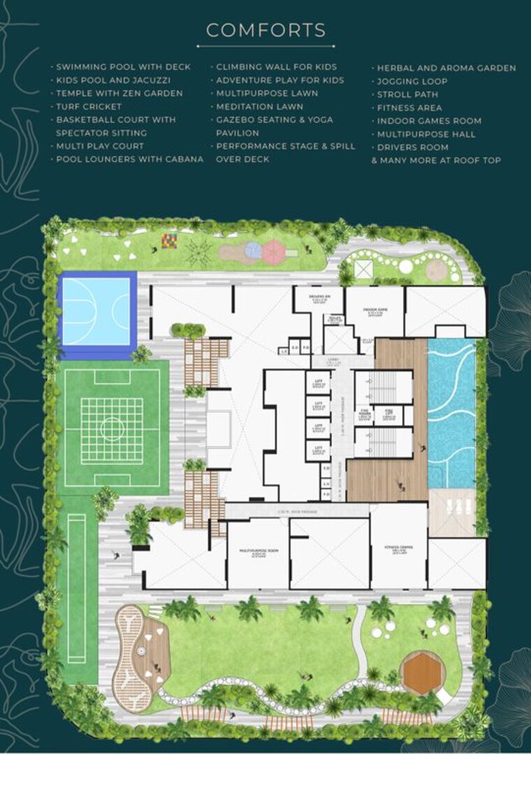 Master Plan, gajra-bhoomi-serenity 2 Bedroom 1220 Sq.Ft. Apartment In Kharghar Navi Mumbai 10593965