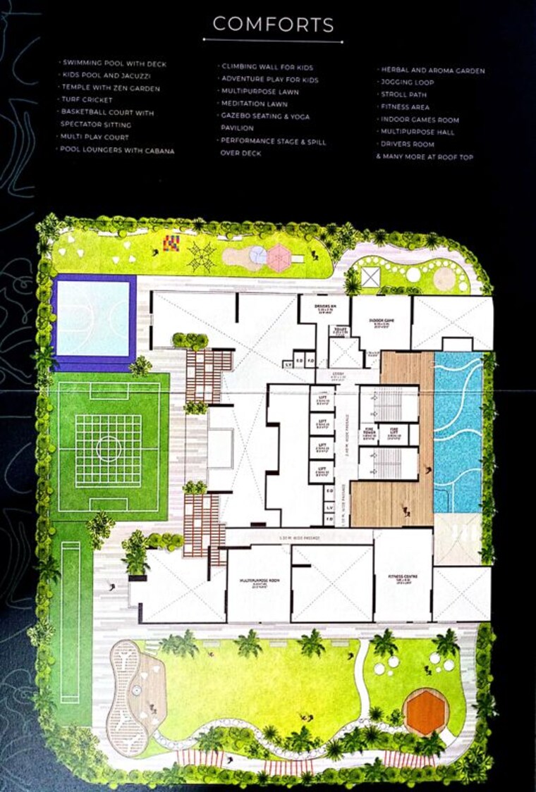 Master Plan, gajra-bhoomi-serenity 2 Bedroom 1220 Sq.Ft. Apartment In Kharghar Navi Mumbai 10593965