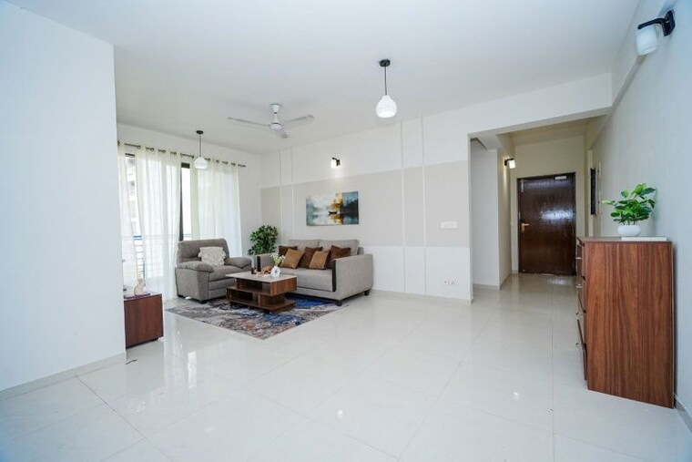 Living Room, godrej-icon 3 Bedroom 1790 Sq.Ft. Apartment In Sector 88a Gurgaon 10593976