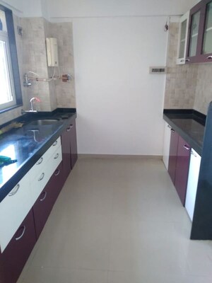 Kitchen in 2 BHK Apartment at Sugee Sea Krest, Worli – for Rent