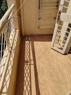 Balcony in 2 BHK Apartment at GK Rose Icon, Pimple Saudagar – for Rent