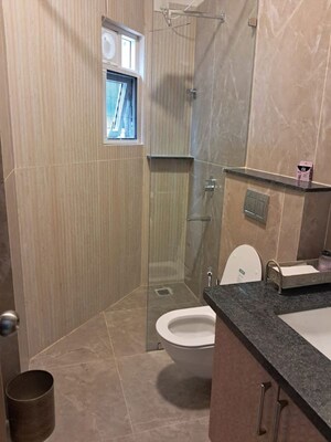 Bathroom in 3 BHK Apartment at Regency Place, Richmond Road – for Rent