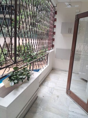 Balcony in 3 BHK Apartment at Regency Place, Richmond Road – for Rent