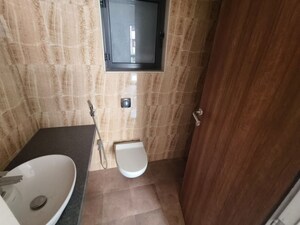Bathroom in 1 RK Apartment at Lodha Crown Quality Homes, Majiwada – for Rent