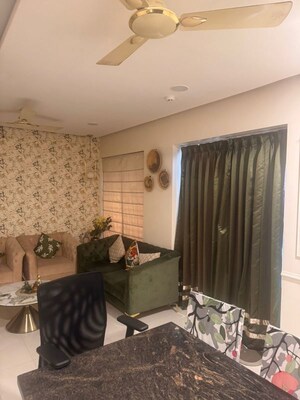 Living Room in 2 BHK Apartment at 5 Star Royal Grande, Wakad – for Rent