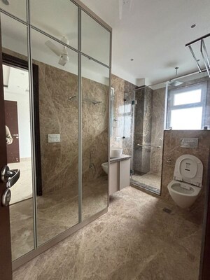 Bathroom in 3 BHK Builder Floor at Saket – for Rent