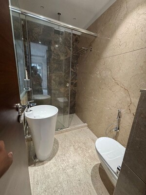 Bathroom in 3 BHK Builder Floor at Saket – for Rent