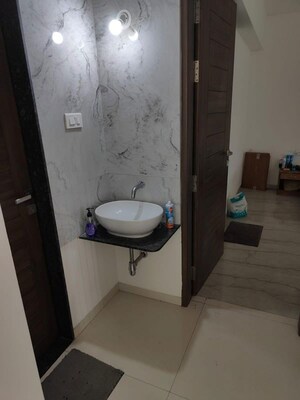Bathroom in 2 BHK Apartment at Goel Ganga Newtown Phase 2, Dhanori – for Rent
