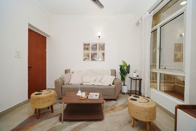 Living Room, supertech-ecociti 2 Bedroom 1295 Sq.Ft. Apartment In Sector 137 Noida 10593948