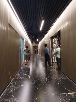 Building Lobby in  Office Space at Parinee I, Andheri West – for Sale