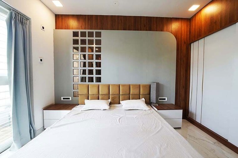 Bedroom, vardhaman-skytown 3 Bedroom 1061 Sq.Ft. Apartment In Rahatani Pune 10472010