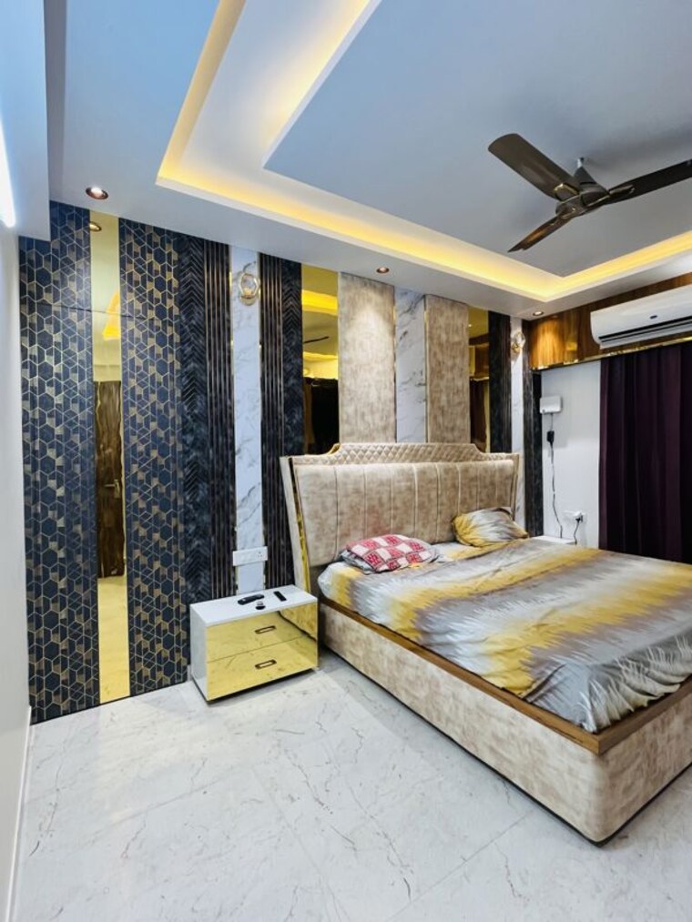 Bedroom, uninav-bliss 3.5 Bedroom 1990 Sq.Ft. Apartment In Raj Nagar Extension Ghaziabad 10594127