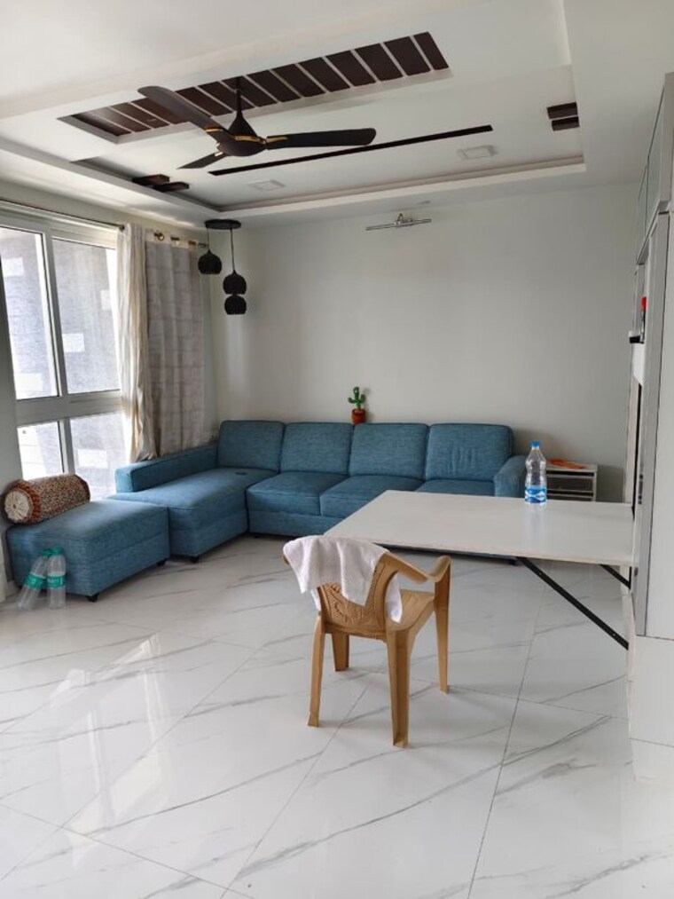 Living Room, eiffel-f-residences 2 Bedroom 750 Sq.Ft. Apartment In Balewadi Pune 10453529