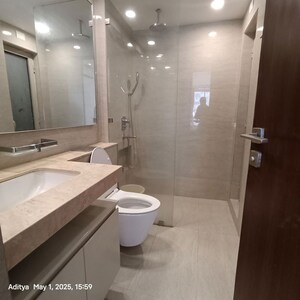 Bathroom in 2 BHK Apartment at Hiranandani Castle Rock, Powai – for Rent