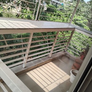 Balcony in 3 BHK Apartment at Unitech Woodstock Floors, Sector 50 – for Rent