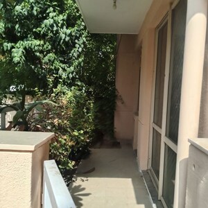 Balcony in 3 BHK Apartment at Unitech Woodstock Floors, Sector 50 – for Rent