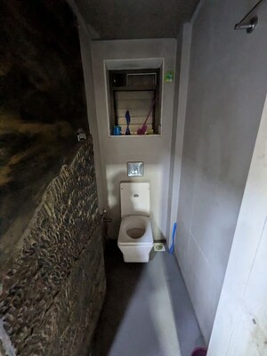 Bathroom in 1 BHK Apartment at Tulsidham Complex, Kapur Bawdi – for Rent