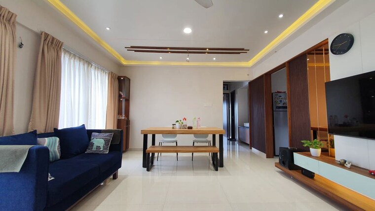 Living Room, punawale 2 Bedroom 911 Sq.Ft. Apartment In Punawale Pune 10402056