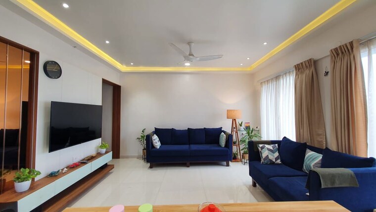 Living Room, punawale 2 Bedroom 911 Sq.Ft. Apartment In Punawale Pune 10402056