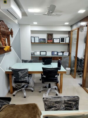 Team Area in  Office Space at Shilp Corporate Park, Bodakdev – for Rent