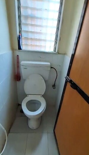 Bathroom in 1 BHK Apartment at Happy Valley, Manpada – for Rent