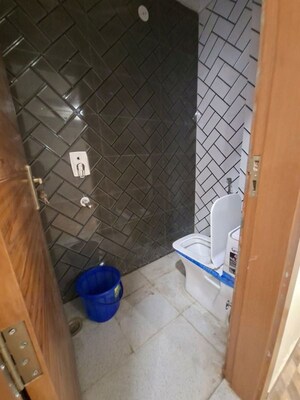 Bathroom in 3 BHK Builder Floor at Chattarpur – for Rent