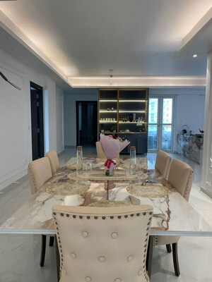Team Area in 4 BHK Apartment at Mahagun Mezzaria, Sector 78 – for Rent