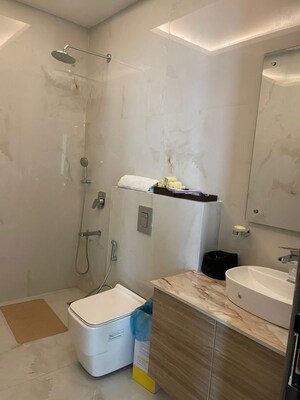 Bathroom in 4 BHK Apartment at Mahagun Mezzaria, Sector 78 – for Rent