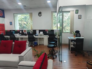 Team Area in  Office Space at Lodha Supremus 2, Wagle Industrial Estate – for Rent