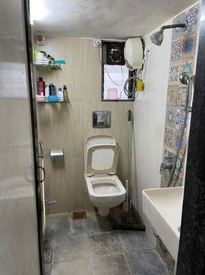 Bathroom in 1 BHK Apartment at Khar West – for Rent