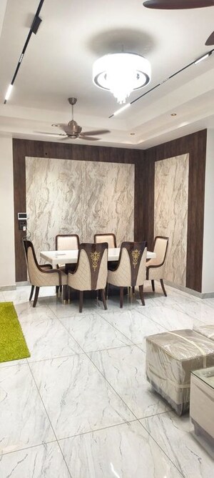 Dining area in 3 BHK Builder Floor at Shouryapuram, Lal Kuan – for Sale