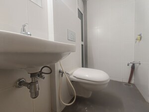 Bathroom in 1.5 BHK Apartment at Godrej Emerald, Ghodbunder Road – for Rent