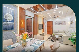 Living Room in 3 BHK Apartment at SBR One Residence, Whitefield – for Sale