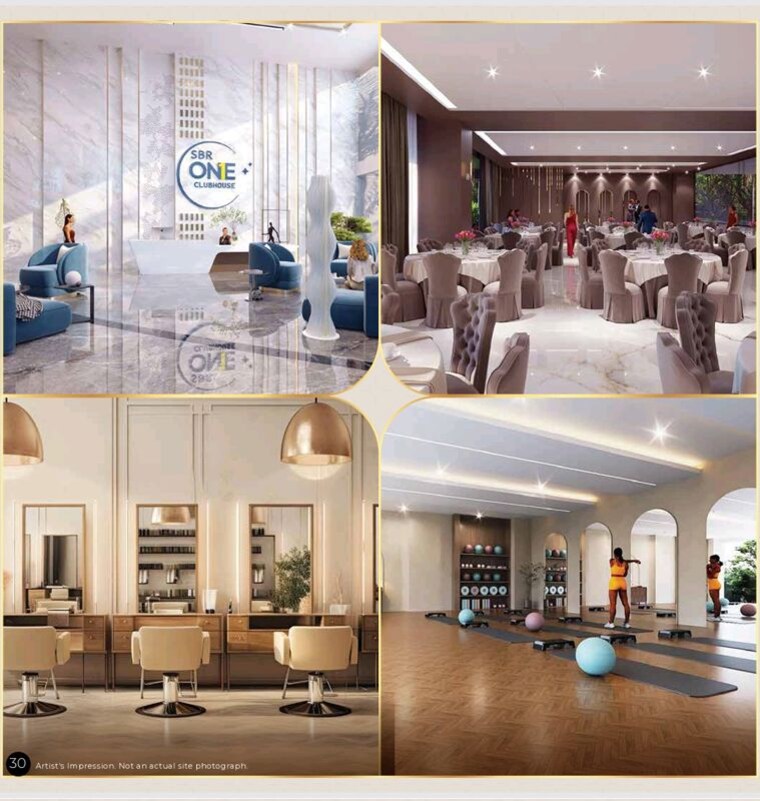Team Area, sbr-one-residence 3 Bedroom 1624 Sq.Ft. Apartment In Whitefield Bangalore 10590032