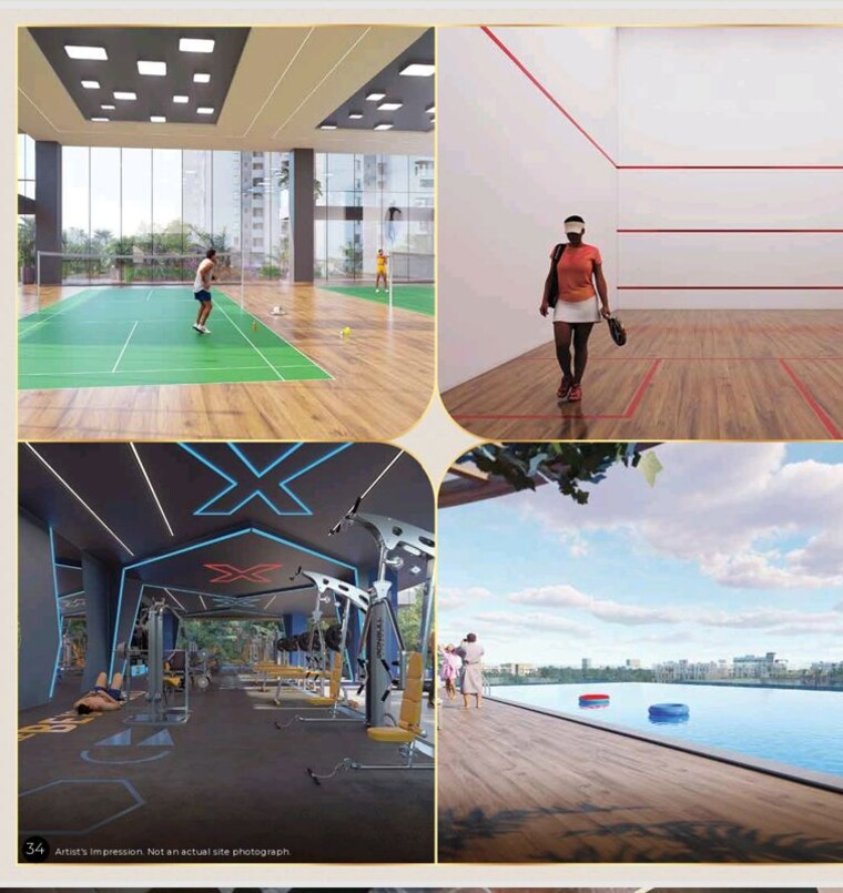 Swimming Pool, sbr-one-residence 3 Bedroom 1624 Sq.Ft. Apartment In Whitefield Bangalore 10590032