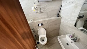 Bathroom in 3 BHK Apartment at Myscape Sanctuary, Hafeezpet – for Rent