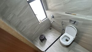 Bathroom in 3 BHK Apartment at Myscape Sanctuary, Hafeezpet – for Rent