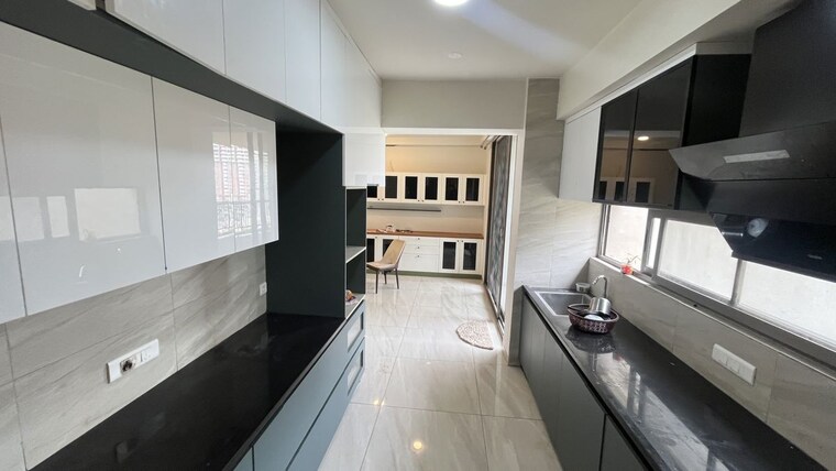 Kitchen, myscape-sanctuary 3 Bedroom 2400 Sq.Ft. Apartment In Hafeezpet Hyderabad 10594676