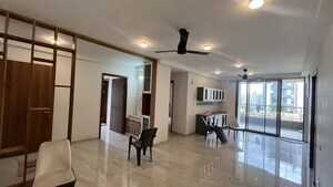 Living Room in 3 BHK Apartment at Myscape Sanctuary, Hafeezpet – for Rent