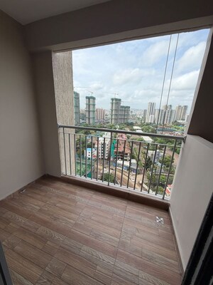 Balcony in 2 BHK Apartment at Mahindra Happinest Tathawade Phase 1, Tathawade – for Rent