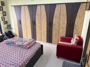 Bedroom in 3 BHK Apartment at Raheja Interface Heights, Malad West – for Rent