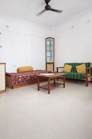 Living Room in 1 BHK Apartment at Sai Asha CHS, Mulund East – for Rent