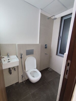 Bathroom in 1 BHK Apartment at Piramal Vaikunth, Balkum Pada – for Rent