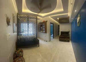 Living Room in 2 BHK Apartment at Lodha Amara, Kolshet Road – for Rent